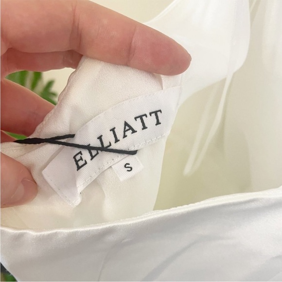 NEW NWT Elliatt Camo Asymmetric Satin Cocktail Mini
Dress S Halter High Neck - Picture 10 of 12